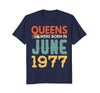 Image of Queens Born In JUNE 1977 41st Awesome Birthday Gift Shirt
