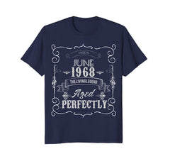 Made In June 1968 Living Legend Shirt for 50th Birthday