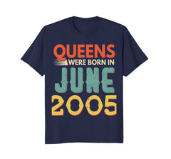 Queens Born In JUNE 2005 13rd Awesome Birthday Gift Shirt