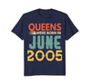 Image of Queens Born In JUNE 2005 13rd Awesome Birthday Gift Shirt