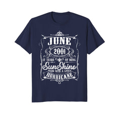 17th Birthday Gifts June 2001 Of Being Sunshine T-Shirt