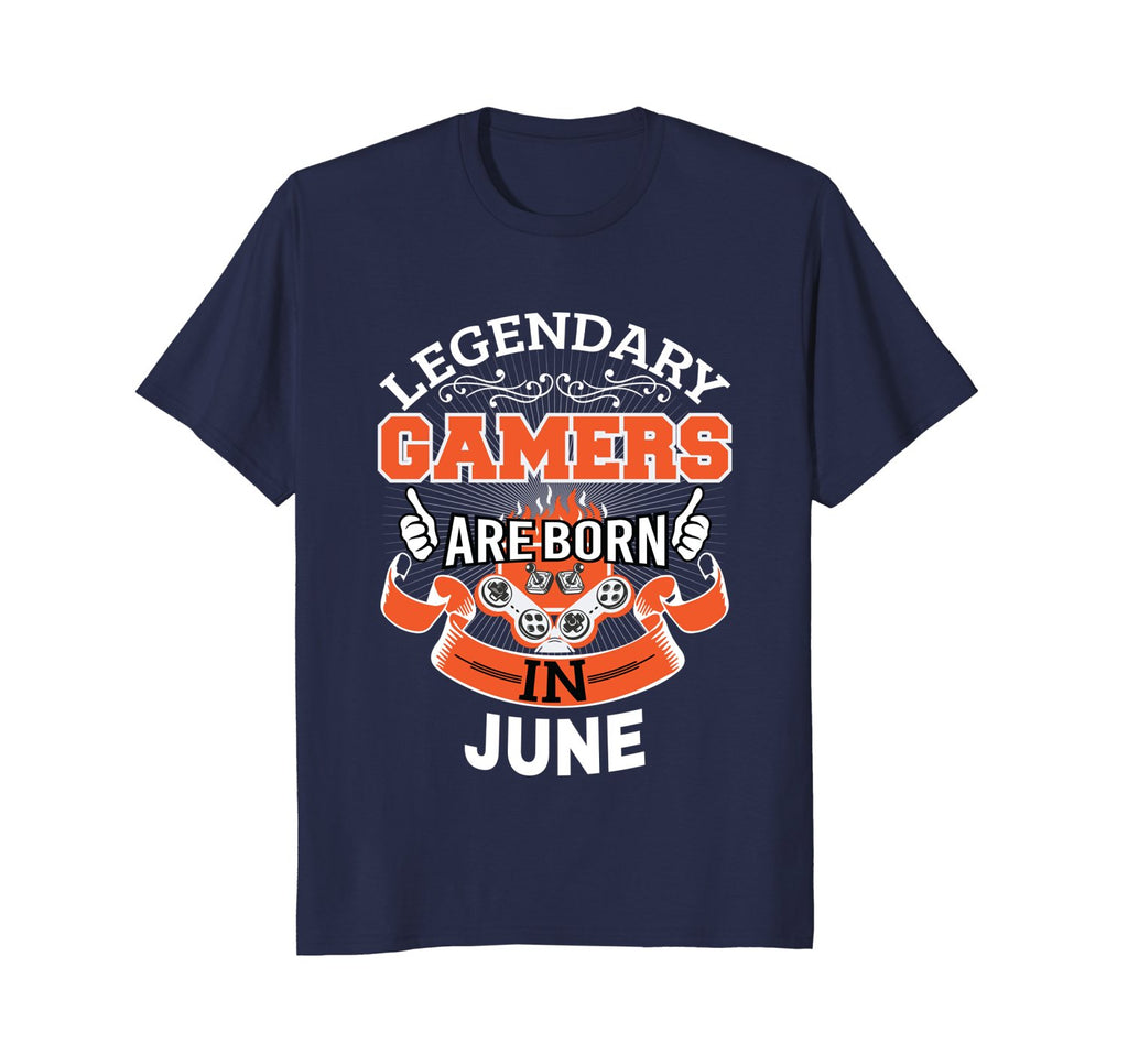 Gamers Born in June Birthday Gift TShirt
