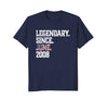 Image of Legendary Since JUNE 2008 T-Shirt 10th funny birthday Shirt