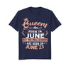 Image of Real Queens are born on 23rd of June Birthday Gift T-Shirt