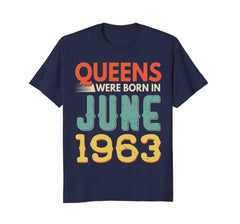Queens Born In JUNE 1963 55th Awesome Birthday Gift Shirt