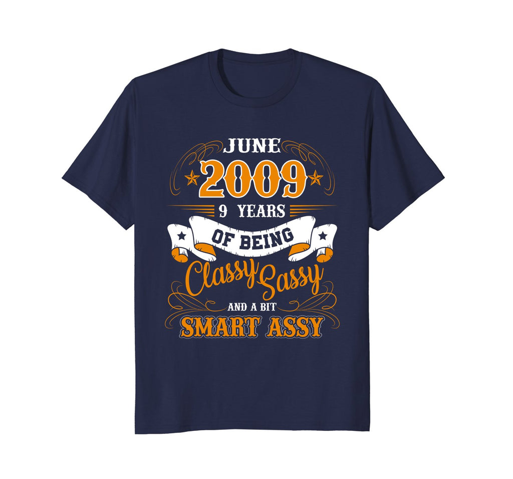 June 2009 - 9 Years of Being Classy Birthday Gift T-Shirt