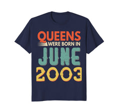Queens Born In JUNE 2003 15th Awesome Birthday Gift Shirt