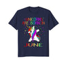 Image of Unicorns Are Born In June Funny Birthday T-Shirt