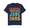 Image of Queens Born In JUNE 1985 33rd Awesome Birthday Gift Shirt