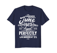 Legends Were Born In June 1923, 95th Birthday Gift Shirt