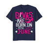 Image of Divas Are Born On June 9th T-shirt Gemini Cancer Birthday