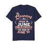 Image of Real Queens are born on 18th of June Birthday Gift T-Shirt
