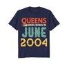 Image of Queens Born In JUNE 2004 14th Awesome Birthday Gift Shirt