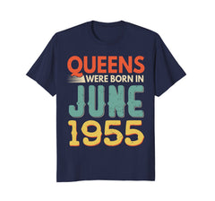 Queens Born In JUNE 1955 63rd Awesome Birthday Gift Shirt