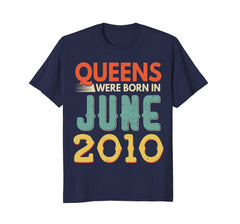 Queens Born In JUNE 2010 8th Awesome Birthday Gift Shirt