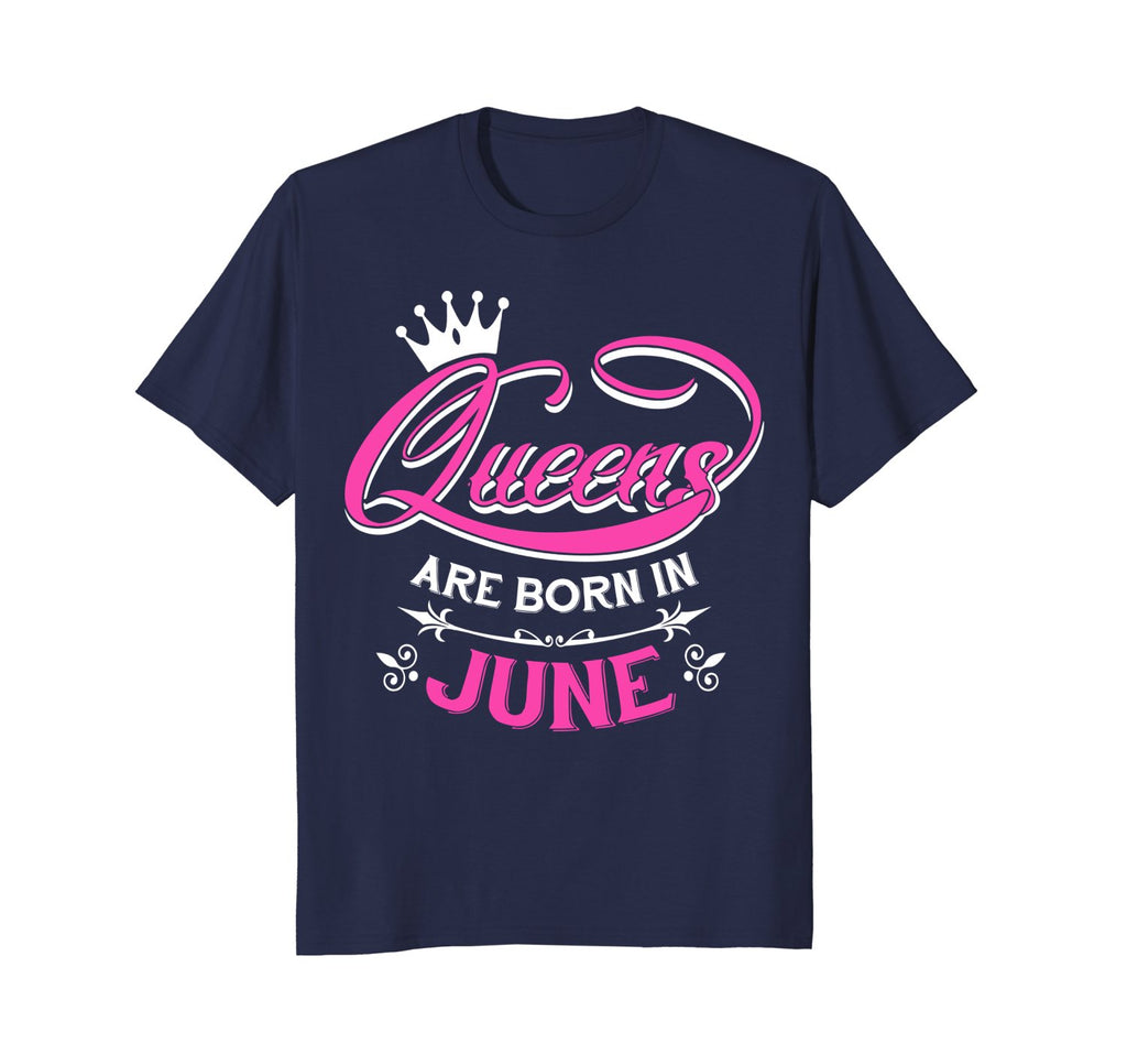 HAPPY BORIN IN JUNE QUEENS BIRTHDAY GIFT IDEAS TSHIRT