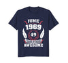 Image of Birthday - June 1969 49 Years Of Being Awesome
