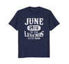 Image of June 1978 T-Shirt The Year Legends Were Born 40th Birthday
