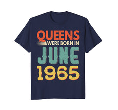 Queens Born In JUNE 1965 53rd Awesome Birthday Gift Shirt