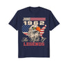 Image of June 1962 Birthday T-shirt Awesome Birth of Legends
