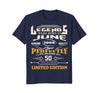 Image of Legends Were Born In June 1968, 50th Birthday Gift Shirt