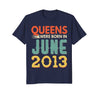 Image of Queens Born In JUNE 2013 5th Awesome Birthday Gift Shirt