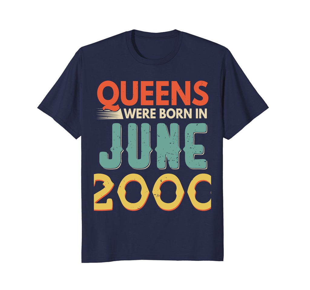 Queens Born In JUNE 2000 18th Awesome Birthday Gift Shirt