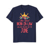 Image of Birthday Gift The Best Mom-in-law are born in June T-Shirt