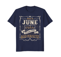 Made In June 1984 The Living Legend 34th Birthday Shirt