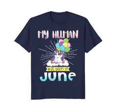 June unicorn tshirt Unicorn Birthday Shirt Born in June