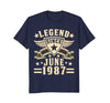 Image of Legend Since June 1987 T-shirt 31st Birthday Gifts