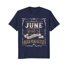 Made In June 1967 The Living Legend 51st Birthday Shirt