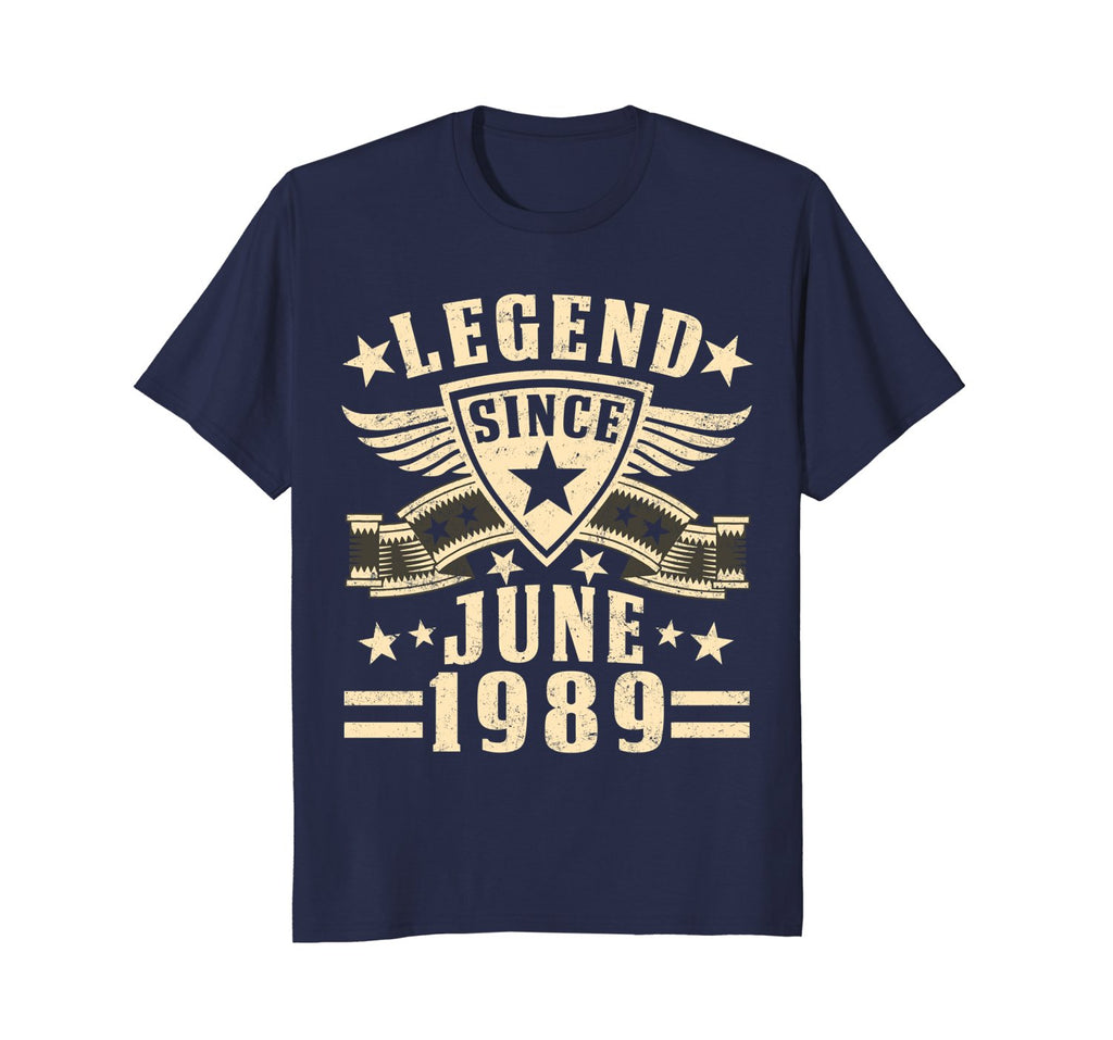 Legend Since June 1989 T-shirt 29th Birthday Gifts