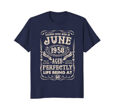 Legends were born in June 1958 60th Birthday Gift T Shirt