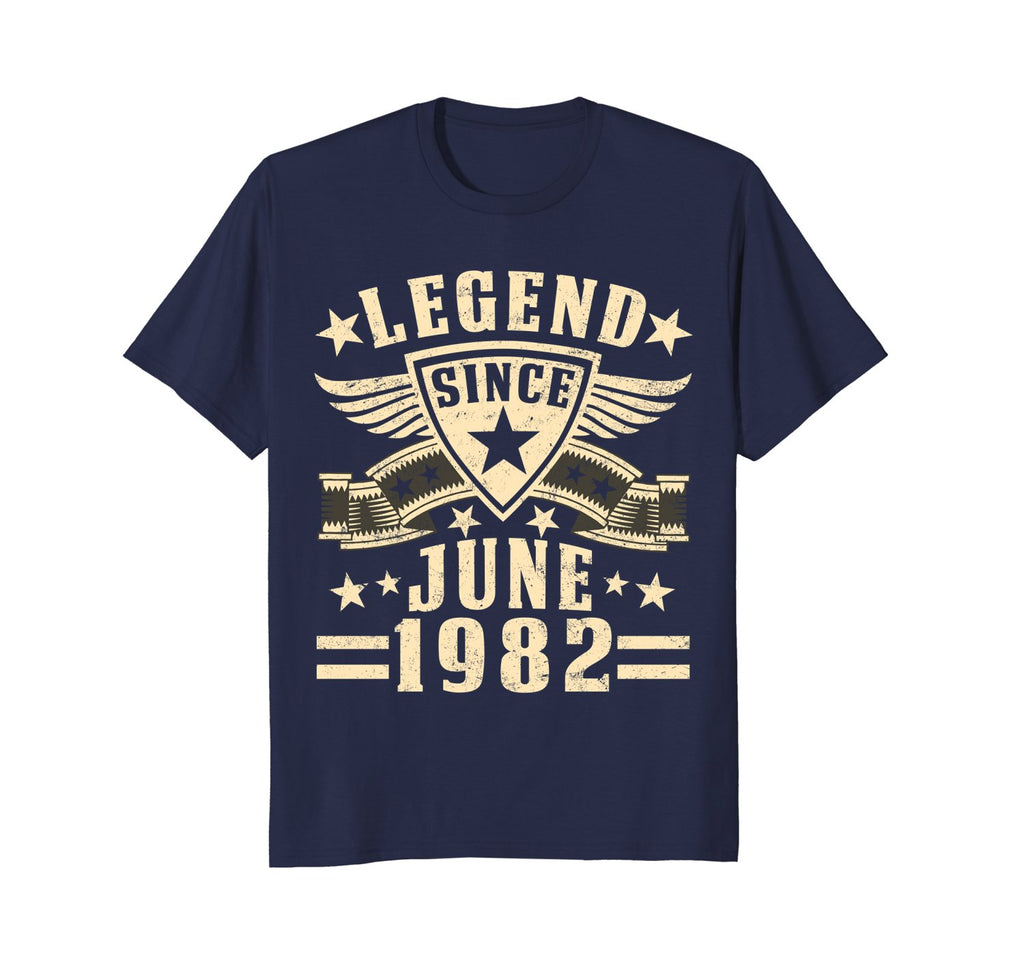 Legend Since June 1982 T-shirt 36th Birthday Gifts