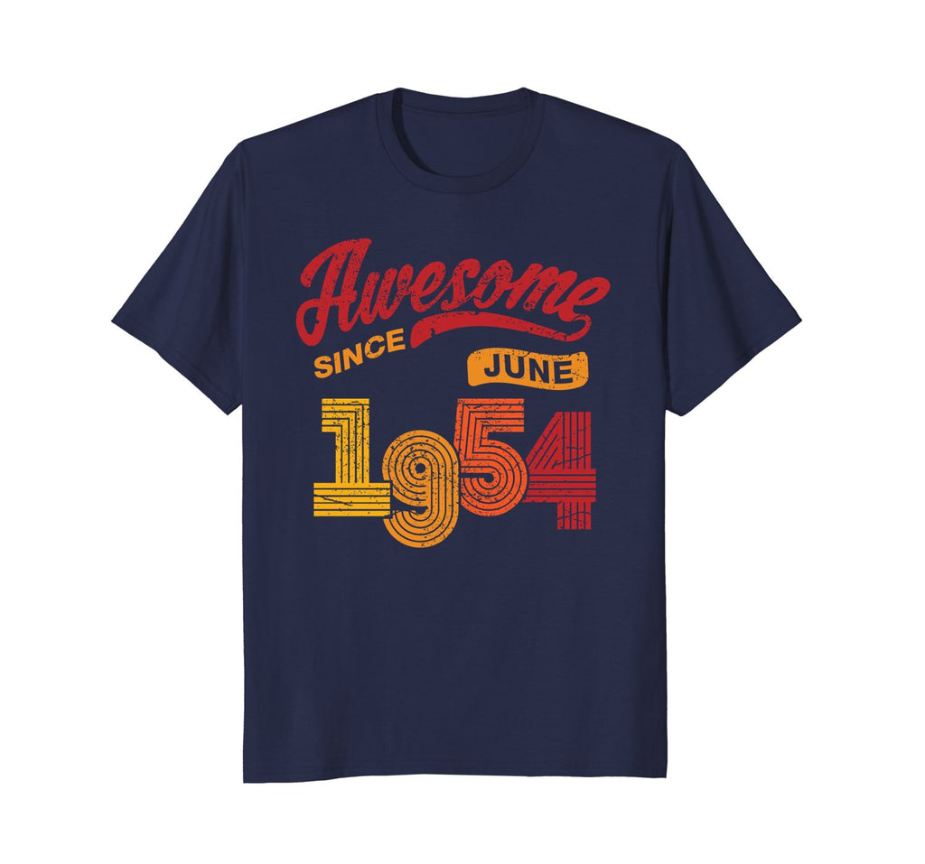 Awesome Since June 1954 Shirt Vintage 64th Birthday Tee