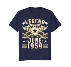 Legend Since June 1959 T-shirt 59th Birthday Gifts