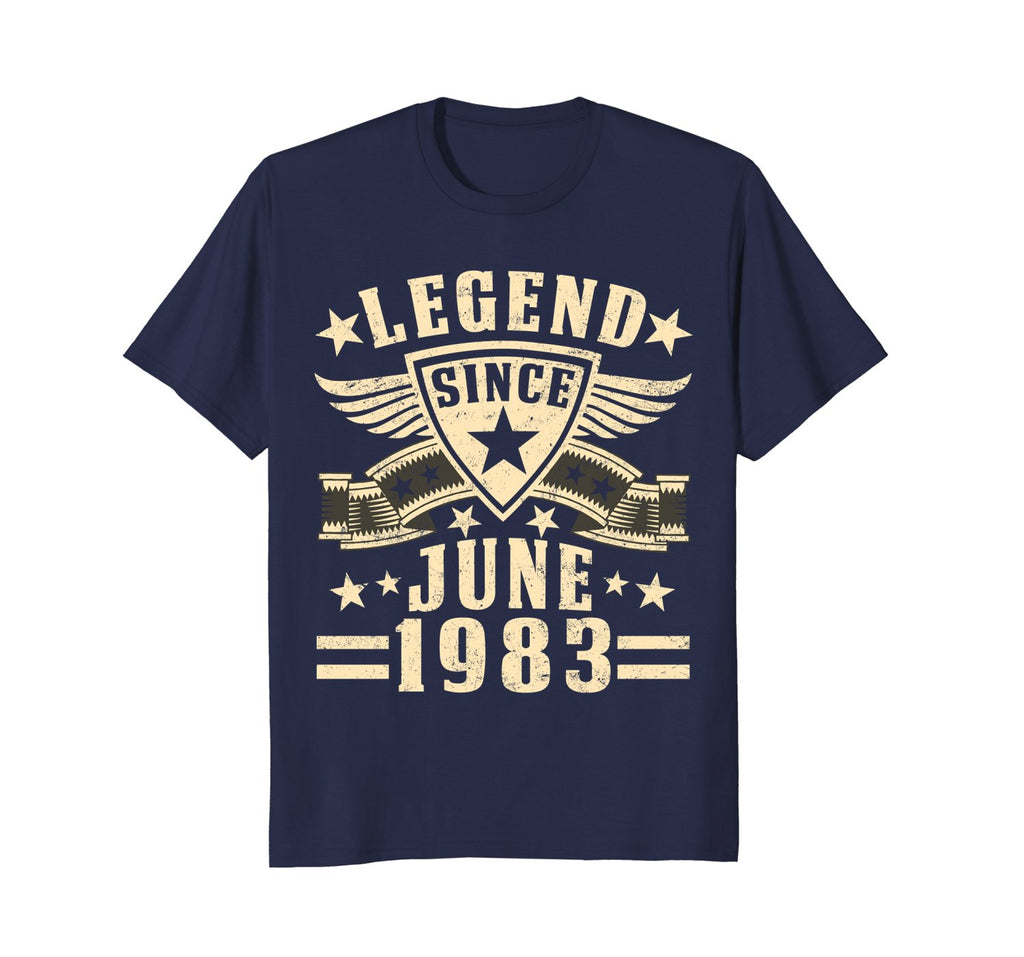 Legend Since June 1983 T-shirt 35th Birthday Gifts