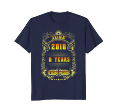 8th Birthday T-Shirt June 2010 8 Years Old Gift Shirt