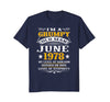 Image of Mens Grumpy Old Man June 1978 - 40th Birthday Gift T-Shirt