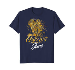 Black Women In June Birthday T-Shirt Facts Girl Sayings