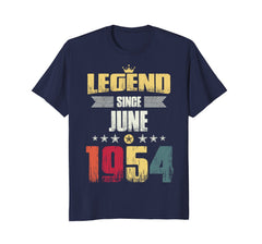 Legend Since June 1954 Vintage 64th Birthday Gift Shirt