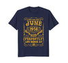 Image of Legends were born in June 1958 60th Birthday Gift T Shirt