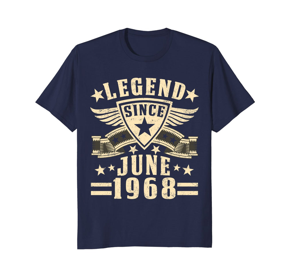 Legend Since June 1968 T-shirt 50th Birthday Gifts