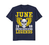 Image of June 1948 The Birth Of Legends Shirt Vintage 70th Birthday