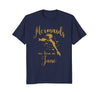 Image of Mermaids Are Born In June. Gold Birthday Present T-Shirt