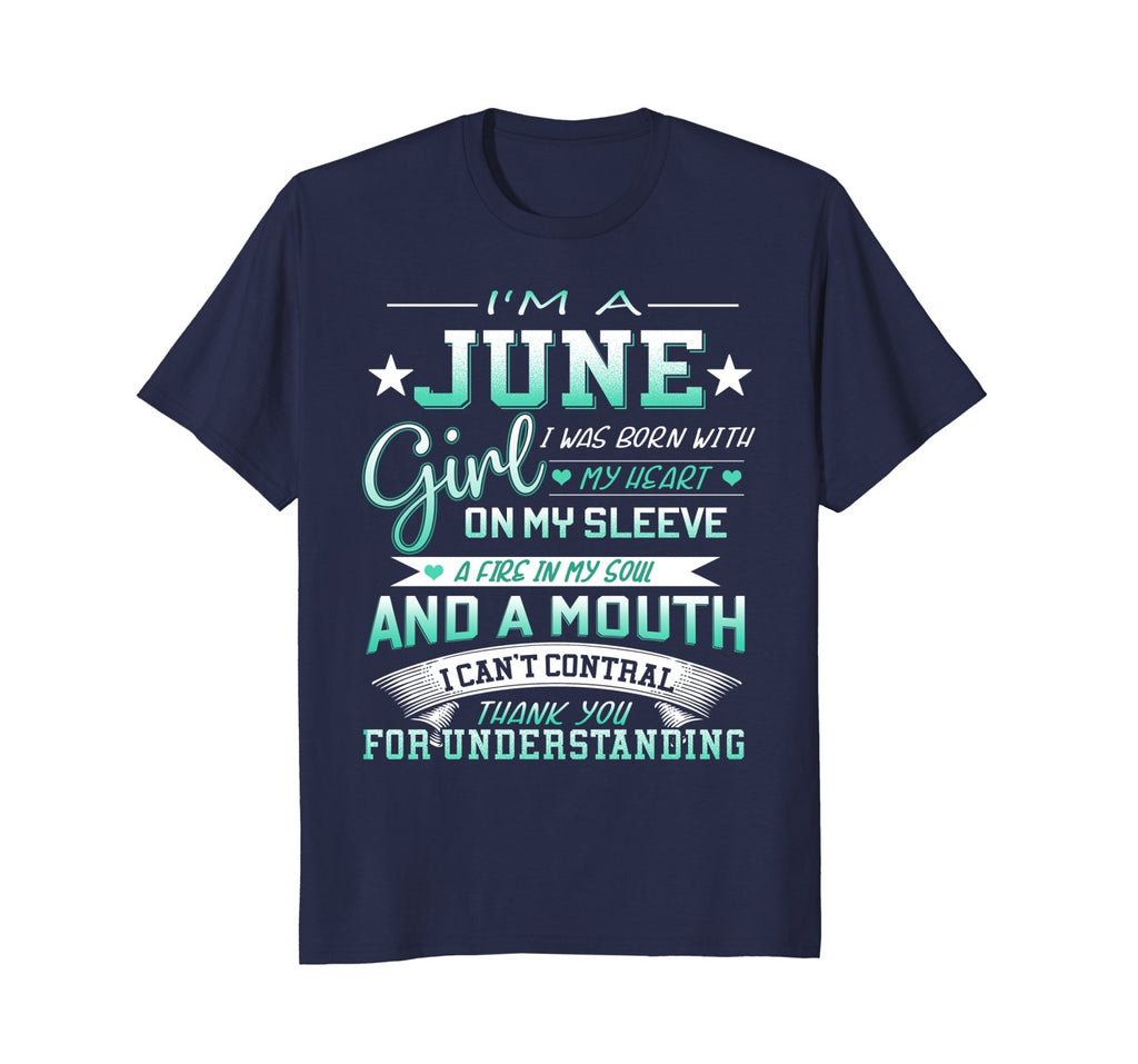 I'm A June Girl T-Shirt Special Gift For Birthday Shirt