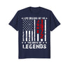 Image of Mens Life Begins At 46th Birthday T-Shirt June 1972 Legends Tee