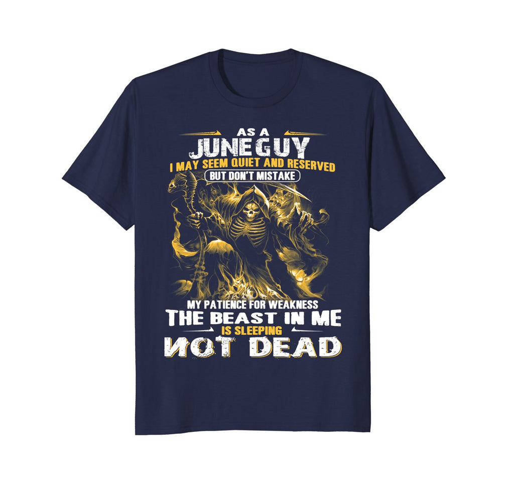 Mens As a June Guy Funny Birthday- June Guy T-Shirt