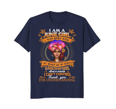 I'm a June Girl Shirt-Funny Birthday T-Shirt for Women